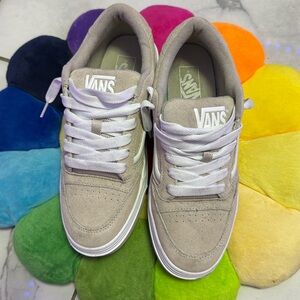 Cream and white vans Size 9.5 Men’s